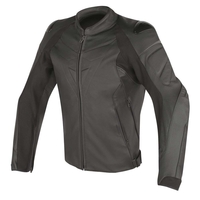 Dainese Fighter Veste En Cuir Noir Noir 52