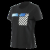 Dainese Illusion Lady T-Shirt Black Cool Gray Aqua Green S