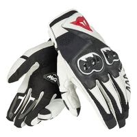 Dainese Mig C2 Unisex Gants De Moto Noir Blanc Noir XXXS