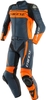Dainese Mistel 2pcs Combinaison En Cuir Iris Noir Iris Orange 48