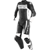 Dainese Mistel 2pcs Combinaison En Cuir Noir Mat Blanc Noir Mat 50