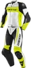 Dainese Mistel White Fluo Yellow Black Leather 2 Piece 52