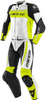Dainese Mistel White Fluo Yellow Black Leather 2 Piece 56