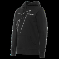 Dainese Outline Hoodie Black Glacier Gray 2XL