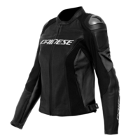 Dainese Racing 4 Lady Leather Jacket Perf. Black Black 42