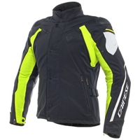 Dainese Rain Master D-Dry Veste Noir Gris Glacier Jaune Fluo 50