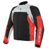 Dainese Speed Master D-Dry Veste De Moto Textile Glacier Gris Lava Rouge Noir 56