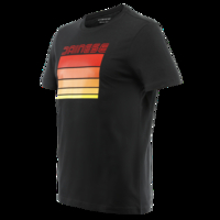 Dainese Stripes T-Shirt Black Red XL