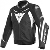 Dainese Super Speed 3 Veste De Moto En Cuir Noir Blanc Blanc 54