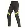 Dainese Tempest D-Dry Lady Pantalon Noir Jaune Fluo 44