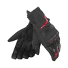 Dainese Tempest Unisex D-Dry Gants De Moto Court Noir Rouge XL