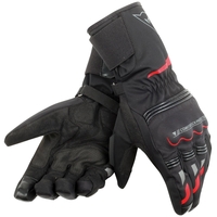 Dainese Tempest Unisex D-Dry Gants De Moto Long Noir Rouge M