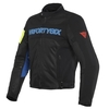 Dainese VR46 Grid Air Black Princess Veste Moto Bleu Fluo Jaune 48