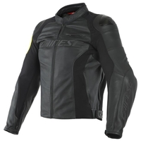 Dainese VR46 Pole Position Veste Moto Noir Fluo Jaune 50