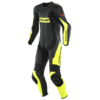 Dainese VR46 Tavullia Perforated Black Fluo Yellow 52