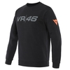 DAINESE VR46 TEAM BLACK FLUO YELLOW SWEATSHIRT M