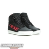 Dainese York D-WP Chaussures De Moto Carbone Foncé Rouge 46