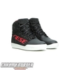 Dainese York D-WP Chaussures De Moto Carbone Foncé Rouge 47