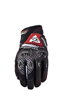 Five Stunt Evo Replica Gants Fiber / Fibre Rouge S