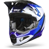 FLY Racing Formula Carbon Prime Helmet Blue White Blue Carbon S