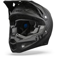 FLY Racing Formula Carbon Solid Matte Black Carbon S