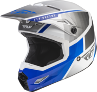 FLY Racing Kinetic Drift Ece Helmet Blue Charcoal White M