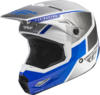 FLY Racing Kinetic Drift Ece Helmet Blue Charcoal White S