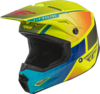 FLY Racing Kinetic Drift Ece Helmet Blue Hi-Vis Charcoal L