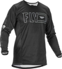 FLY Racing Kinetic Fuel Jersey Black White XL