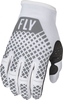 FLY Racing Kinetic Gloves White M