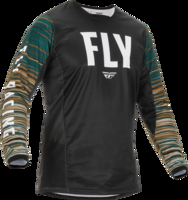 FLY Racing Kinetic Wave Jersey Black Rum S