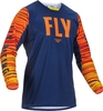 FLY Racing Kinetic Wave Jersey Navy Orange S