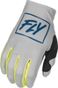 FLY Racing Lite Gloves Grey Teal Hi-Vis 2XL