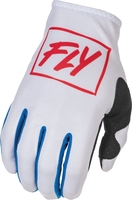 FLY Racing Lite Gloves Red White Blue S