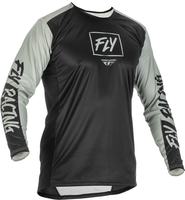 FLY Racing Lite Jersey Black Grey L