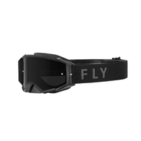 FLY Racing Zone Pro Goggle Black W Darkoke Lens