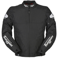 Furygan Atom Vented Black White M
