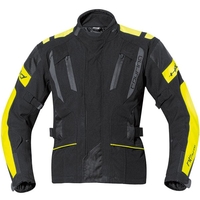 Held 4-Touring Veste De Moto Noir Jaune Fluo S