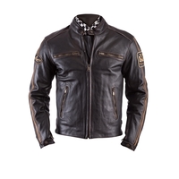 Helstons ACE Oldies Veste De Moto En Cuir Marron L