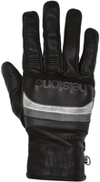 Helstons Bora Gants Moto D’hiver En Cuir Noir Gris T10