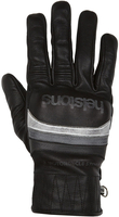 Helstons Bora Gants Moto D’hiver En Cuir Noir Gris T8