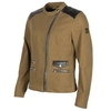 Helstons Cher Canvas Cotton Leather Kraft Brown Jacket L