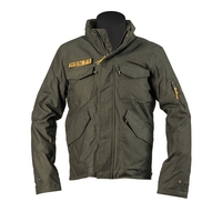 Helstons Commando Veste Moto En Tissu Technique Kaki S