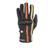 Helstons Eagle Air Summer Leather Black Orange Beige Gloves T9