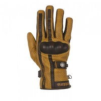 Helstons Eagle Gants Moto En Cuir Été Or Marron T9