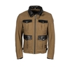 Helstons Joey Canvas Cotton Leather Kraft Brown Jacket 2XL