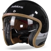 Helstons Mora Casque Moto En Fibre De Carbone Noir XL