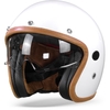 Helstons Naked Casque Moto En Fibre De Carbone Blanc S