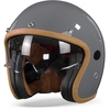 Helstons Naked Casque Moto En Fibre De Carbone Gris XL