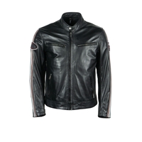 Helstons Race Leather Aniline Black Jacket XL
